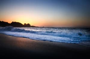 Ocean Waves Christian Stock Image