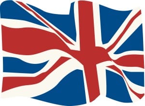 British Flag in the WInd