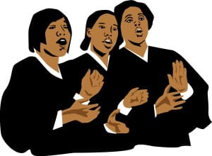 Three Church Singers