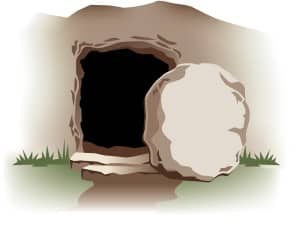 Empty Tomb with Stone