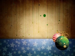 Xmas Ornaments Background
