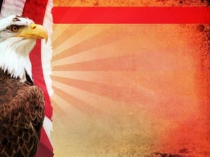 Patriotic Eagle Background