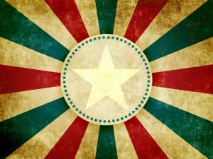 Vintage Patriotic PowerPoint Background