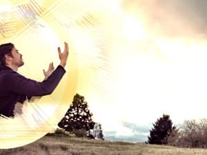 Lifted Hands Worship Background