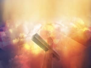 Center Cross Worship Background