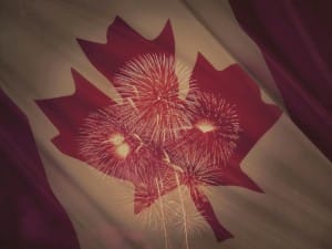 Celebrate Canada Religious Stock Image