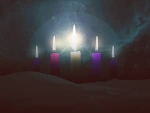 Advent Candles Church Wallpaper