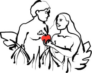 Religious Clipart of Adam and Eve