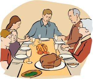 Thanksgiving Prayer Clipart