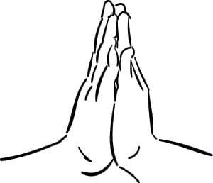 Hands Together in Prayer
