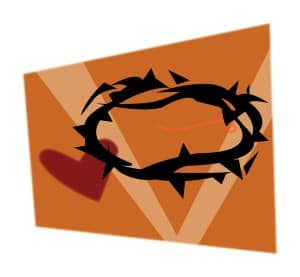 Crown of Thorns and Heart