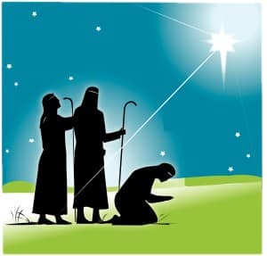 Wise Men and the Star Clipart
