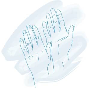 Two Hands Reaching Out