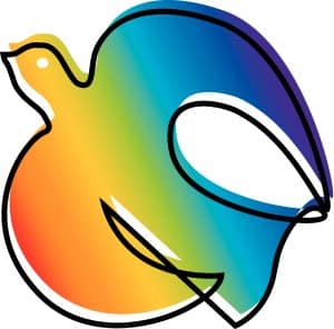 Rainbow Dove Clipart
