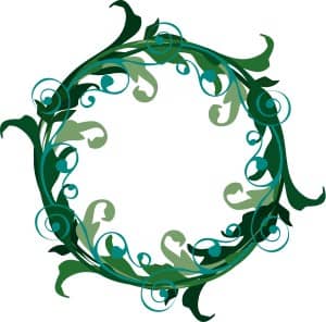 Green Ornate Wreath