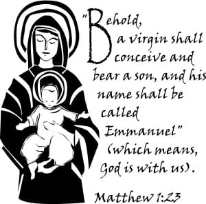 The Immaculate Conception Verse from Matthew