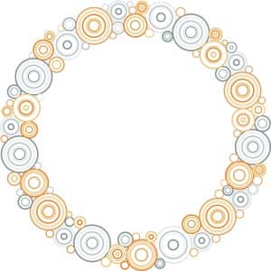 Pastel Circles Border