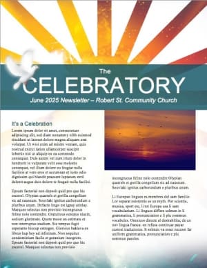 Day of Pentecost Spring Church Newsletter