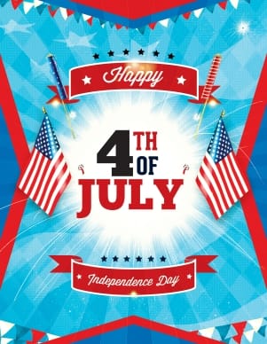 Independence Day 4th of July Religious Flyer
