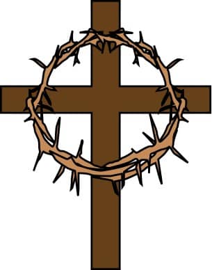 Cross with Crown of Thorns