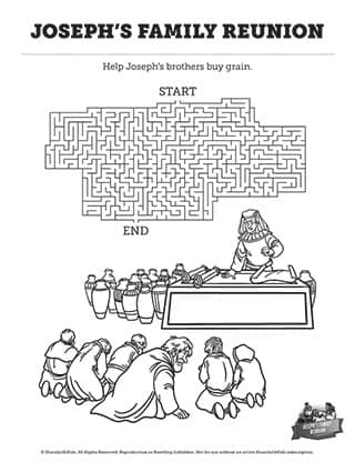 Genesis 42: Joseph's Family Reunion - Maze