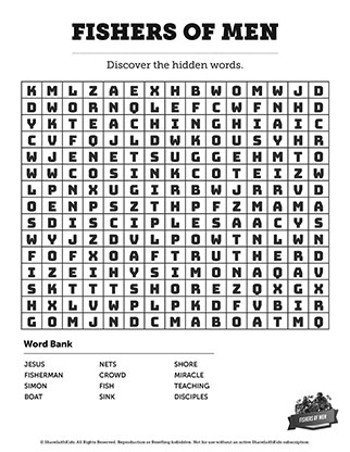 Fishers of Men: Word Search