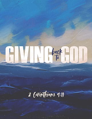Giving Back to God: Flyer
