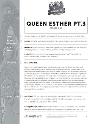 Queen Esther pt.3: Curriculum