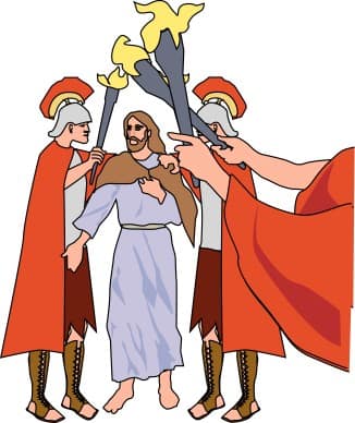 Soldiers Take Jesus from the Garden