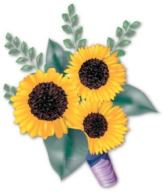 Yellow Sunflower Bridal Bouquet