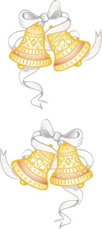 50th Anniversary Decorative Bells