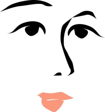 Stylized Woman's Face