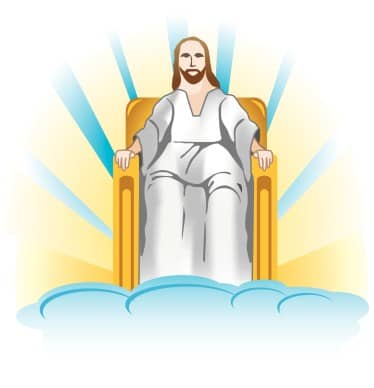 Jesus Seated Clipart