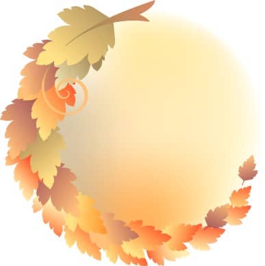 Circle Of Leaves Christian Clipart