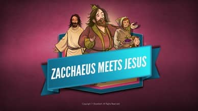 Luke 19 Story of Zacchaeus Bible Video For Kids