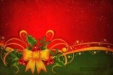 Christmas Bow Video Background