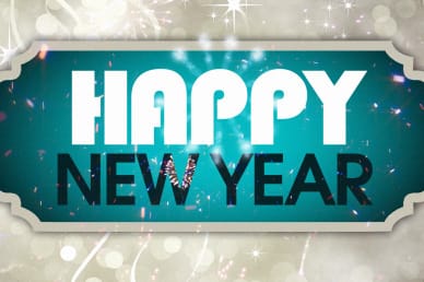 Happy New Year Celebration Church Video Loop