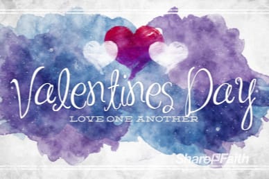 Love One Another Valentine's Day Church Video Loop