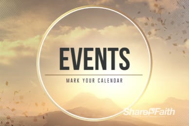 Abstract Mountain Ministry Events Video