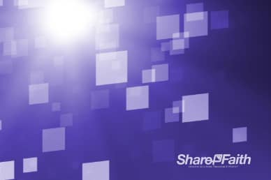 Abstract Squares Purple Worship Video Background