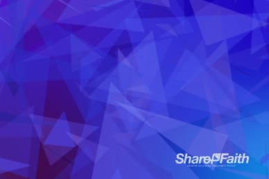 Abstract Triangles Cobalt Christian Motion Background Video