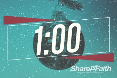 Be Christmas Church One Minute Countdown Timer