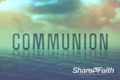 Following Jesus Christian Communion Background Video