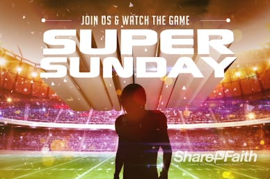 Super Sunday Ministry Game Invite Background Video