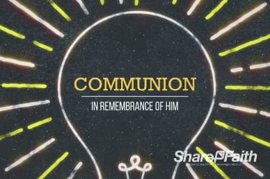 Communion Light Church Motion Video Loop