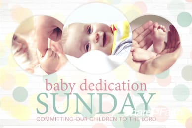 Baby Dedication Ministry Welcome Video Loop