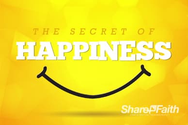 Secret of Happiness Religious Intro Video Loop