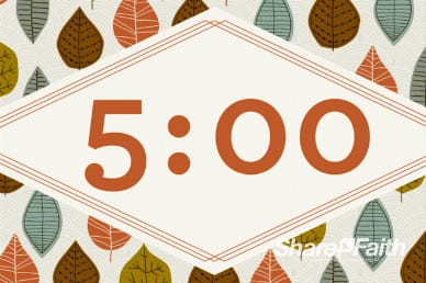 A Song of Thanksgiving Countdown Video Loop