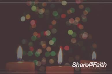 Christmas Eve Candlelight Service Ministry Worship Video Background