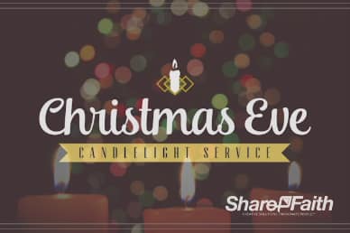 Christmas Eve Candlelight Service Ministry Title Motion Video